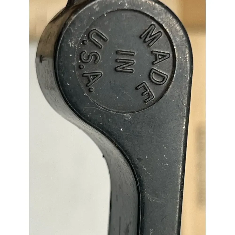 Vintage SERO P-38 Black Whistle Keychain Made in USA Collectible Accessory